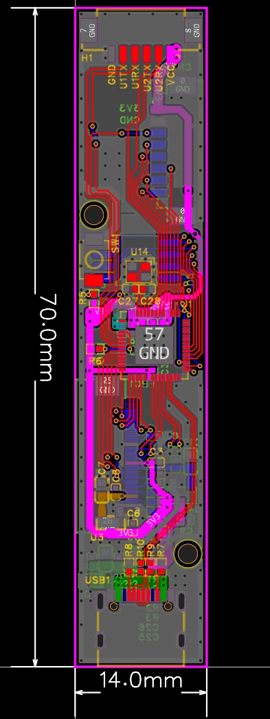 Main PCB — layout